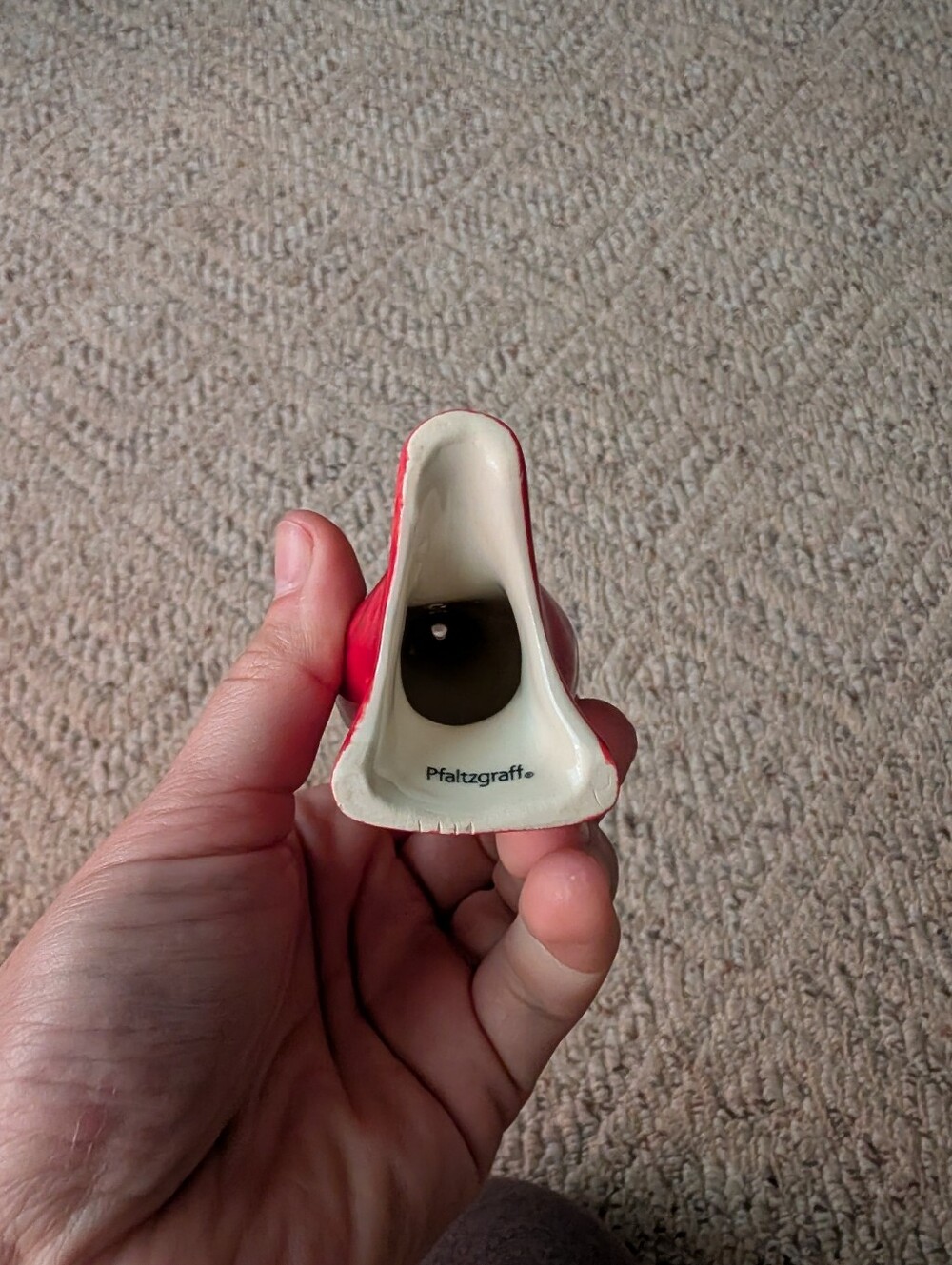 Vintage Pfaltzgraff Red Cardinal Pie Bird Vent Pie Whistle Winterberry Kitchen - Picture 4 of 6